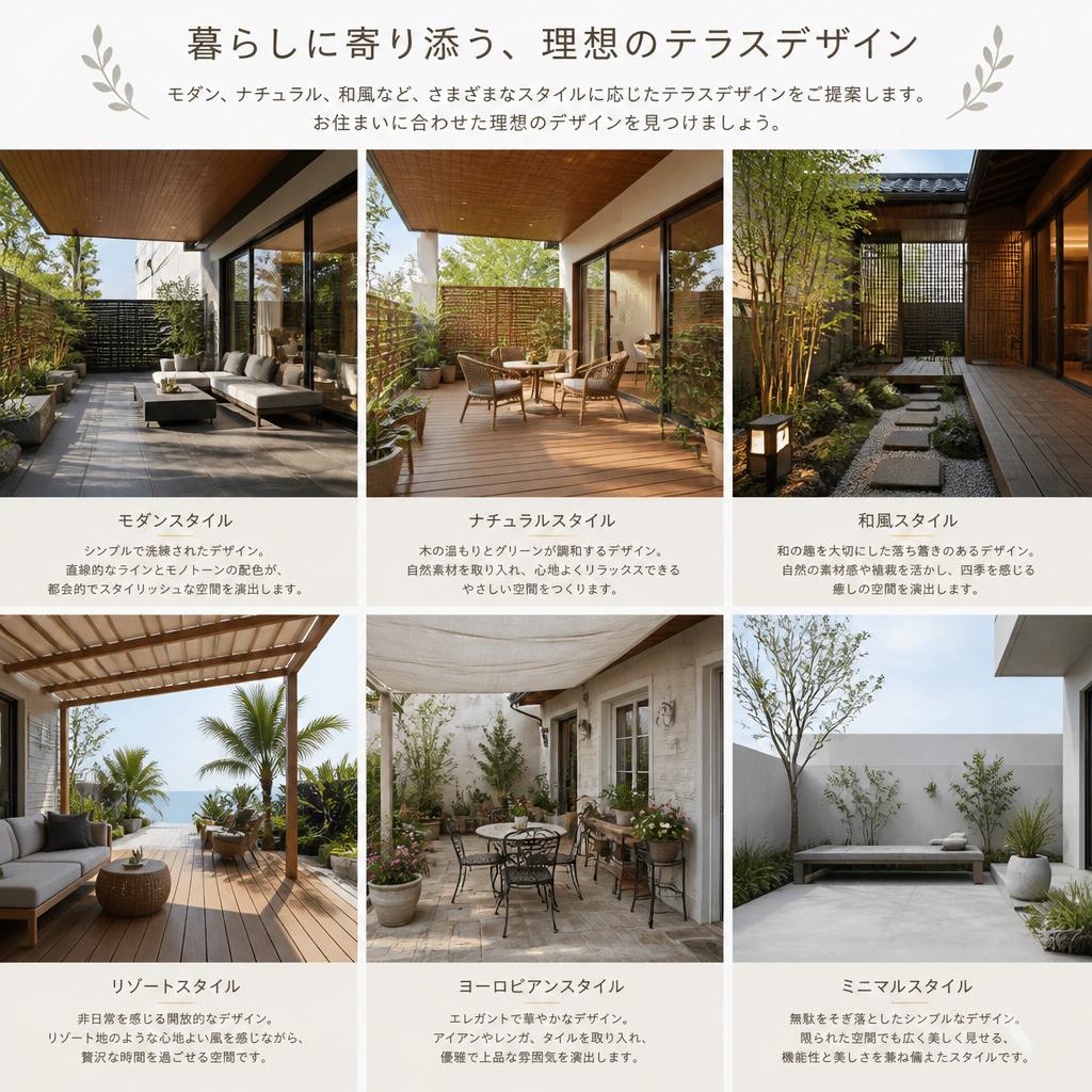 スタイル別！高崎で人気のテラスデザイン