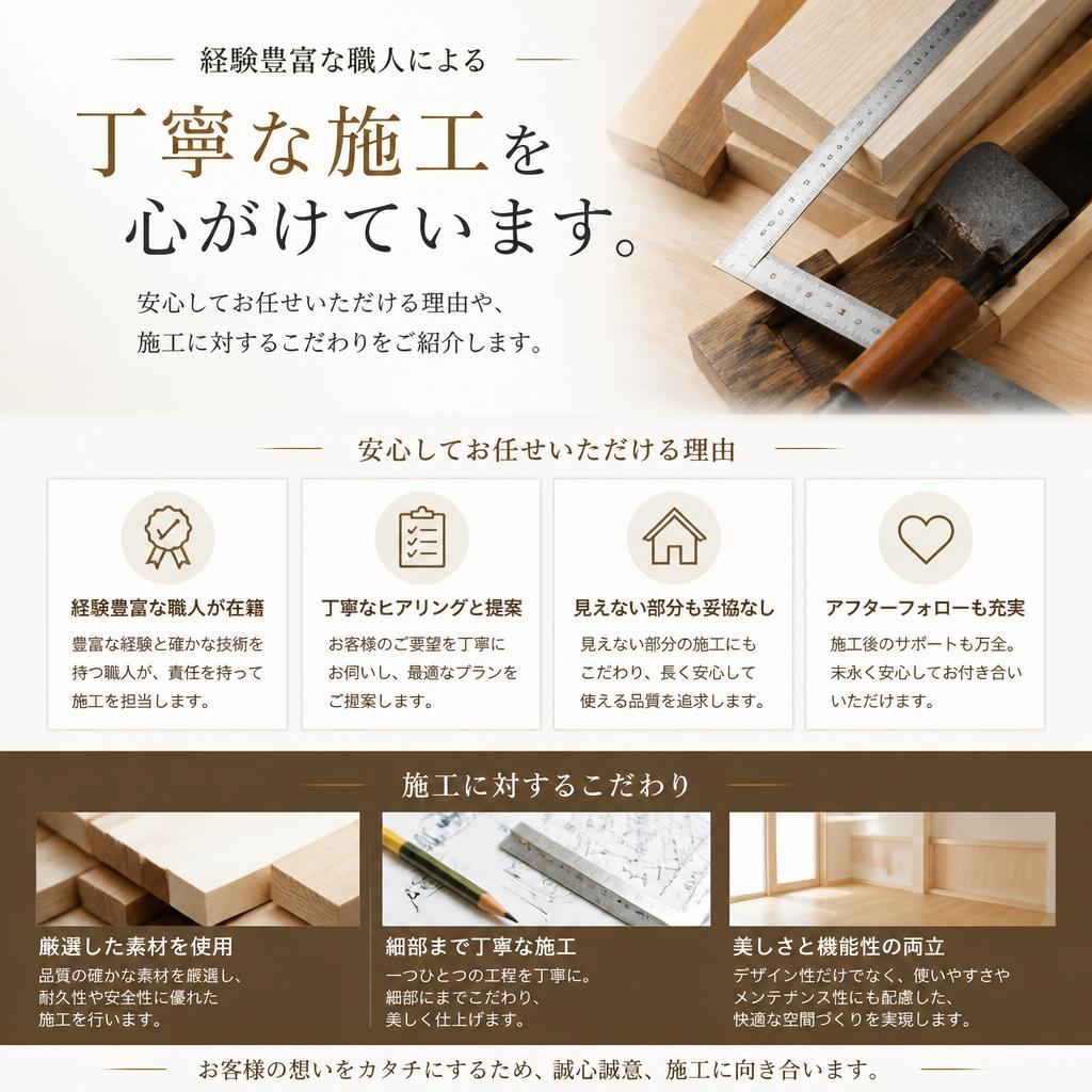 丁寧な施工、信頼のエクステリア業者